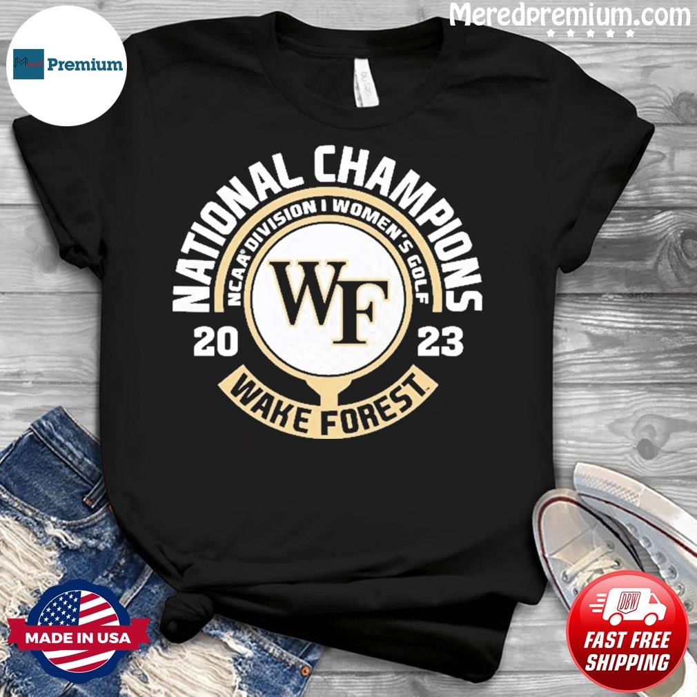 Wake Forest Demon Deacons 2023 NCAA Women's Golf National Champions T-Shirt