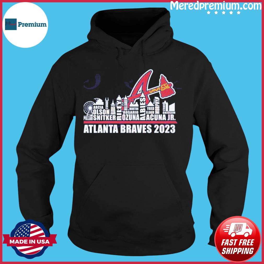 Atlanta Skyline For The Atlanta Braves Players Shirt, hoodie