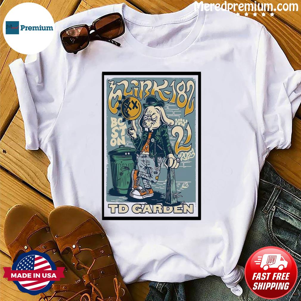 Blink-182 Boston Tour 2023 Poster Shirt