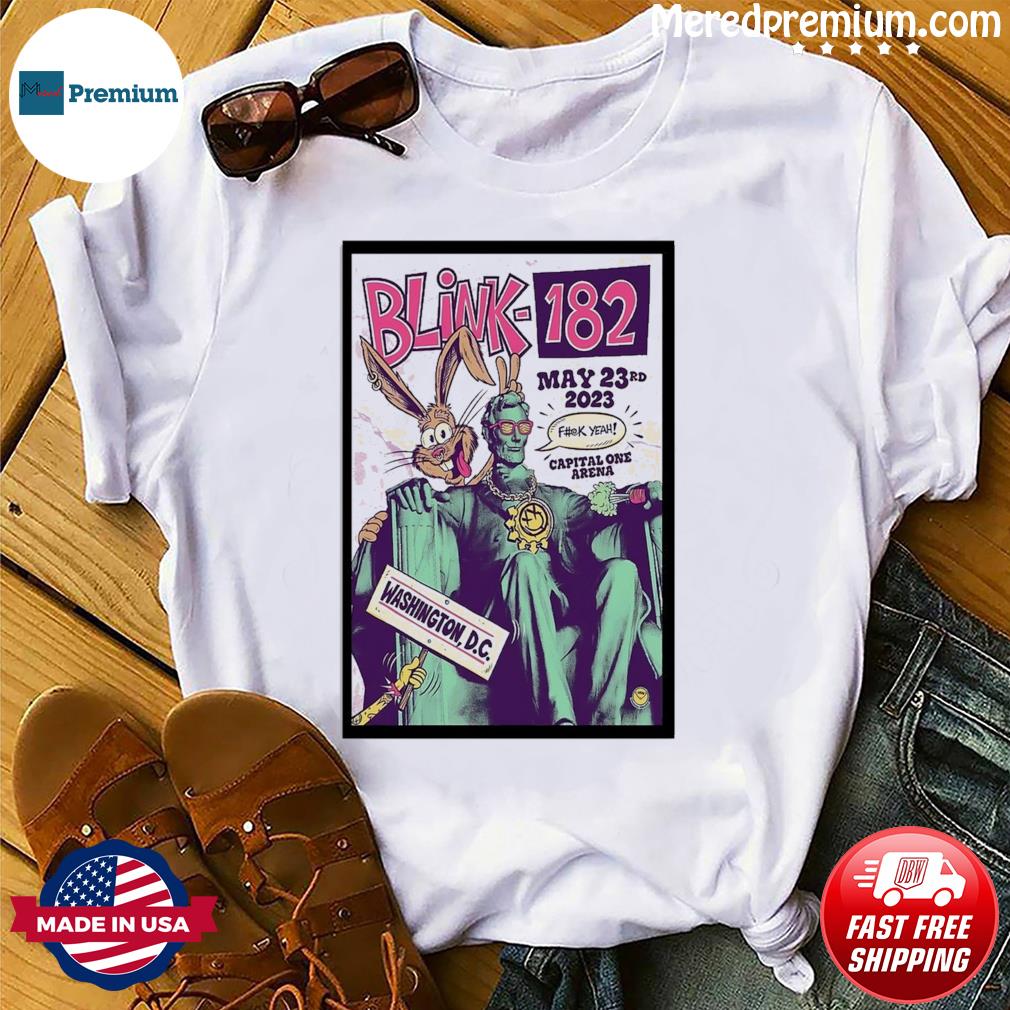 Blink-182 Washington DC May 23, 2023 Poster Shirt