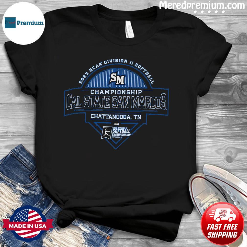 CAL State San Marcos 2023 Division II Softball Championship Shirt