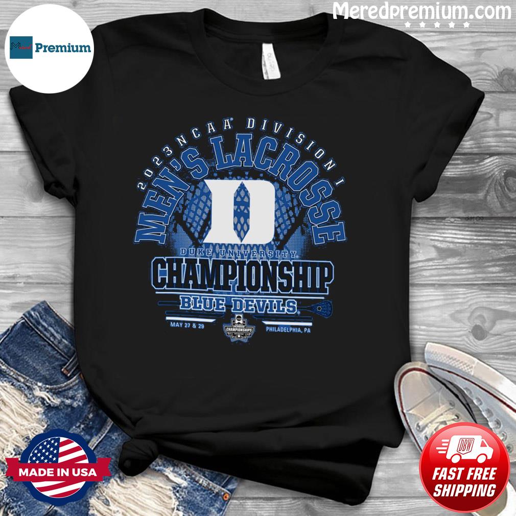 Duke Blue Devils 2023 NCAA DI Men's Lacrosse Championship Shirt