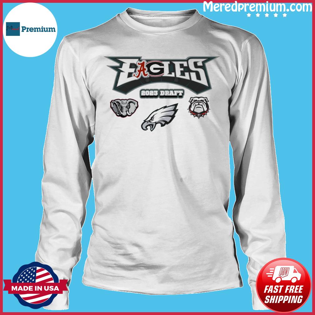 EAGeoLes Georgia Bulldogs Philadelphia Eagles and Alabama Crimson Tide shirt,  hoodie, sweater, ladies v-neck and tank top