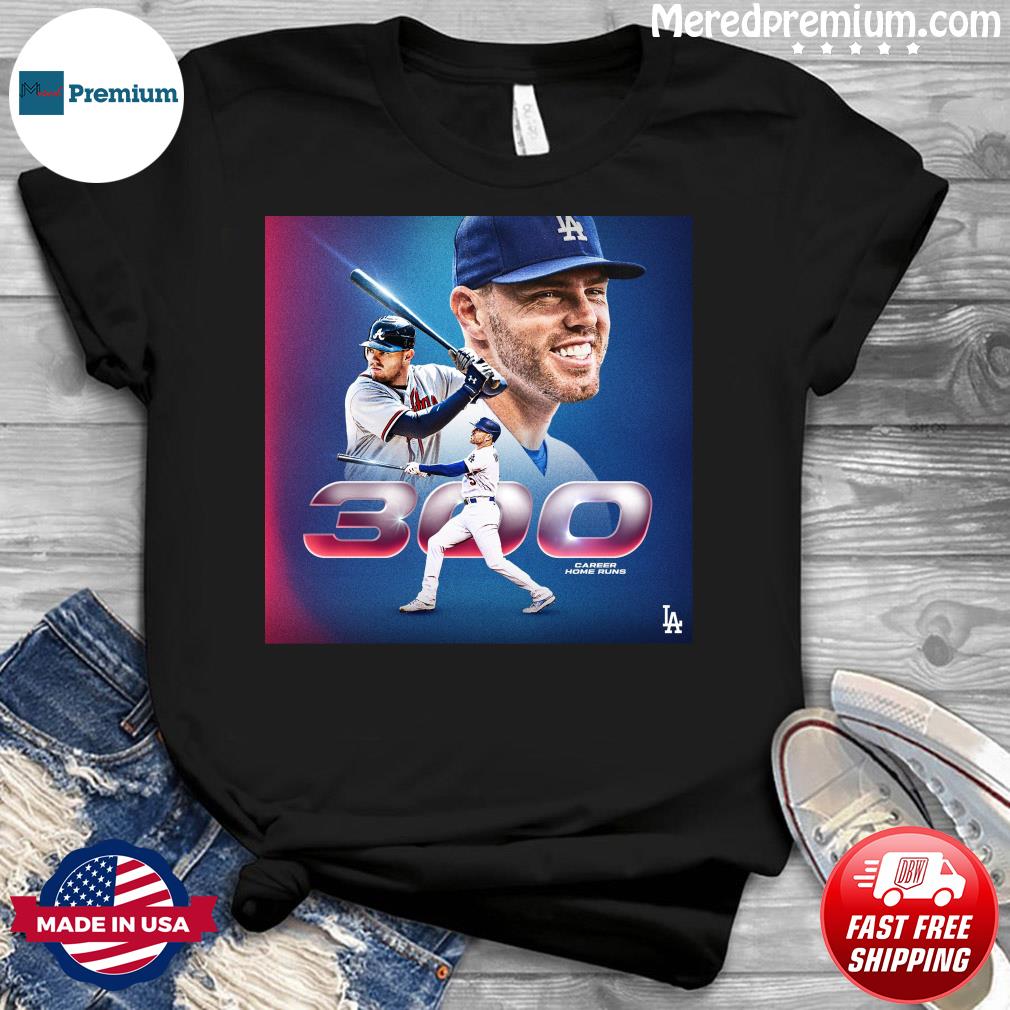 300 Career Home Runs Freddie Freeman Shirt, hoodie, sweater, long