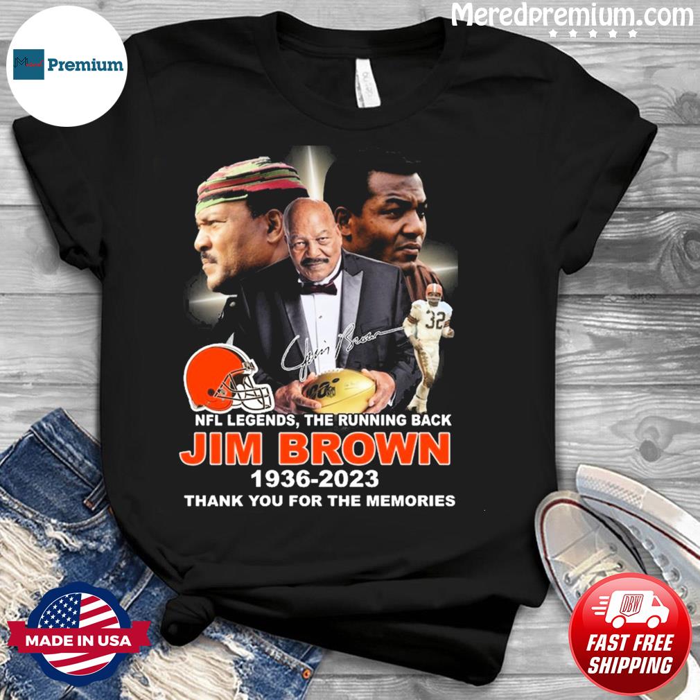 Premium Jim Brown Cleveland Browns Collection T-shirt