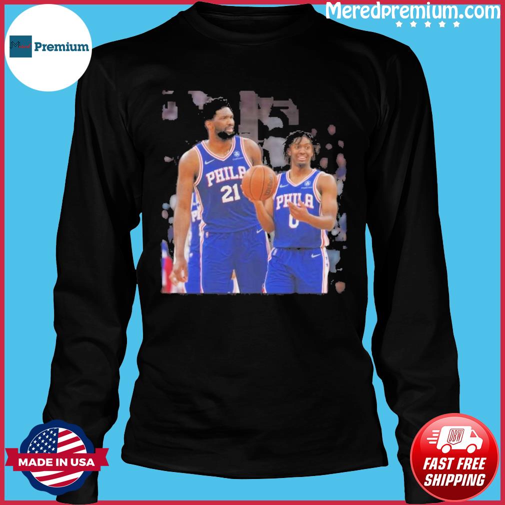Tyrese Maxey basketball vintage shirt, hoodie, sweater, long