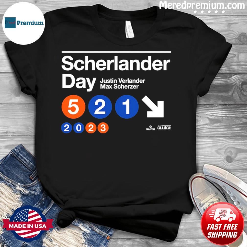 Max Scherzer Justin Verlander Scherlander Day Shirt