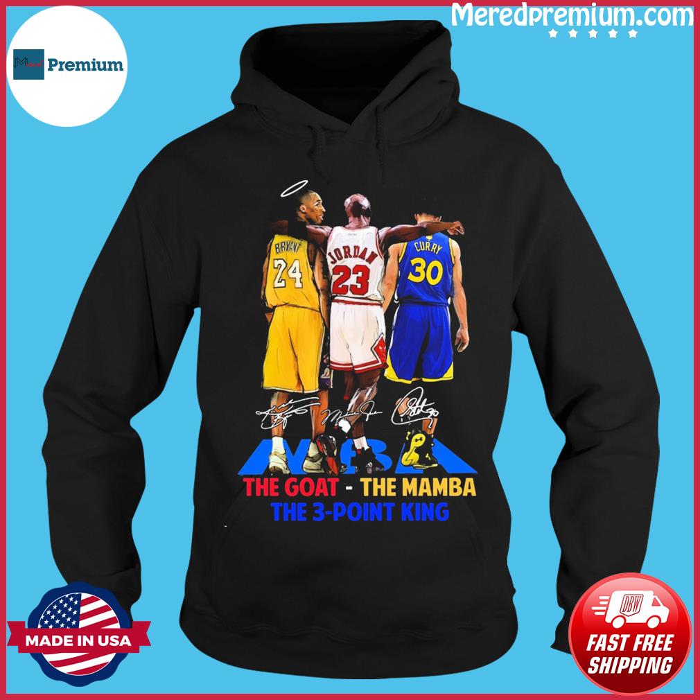 Stephen Curry Michael Jordan Kobe Bryant The Goat The Mamba The 3-Point  King NBA Signature 2023 Shirt - Teespix - Store Fashion LLC