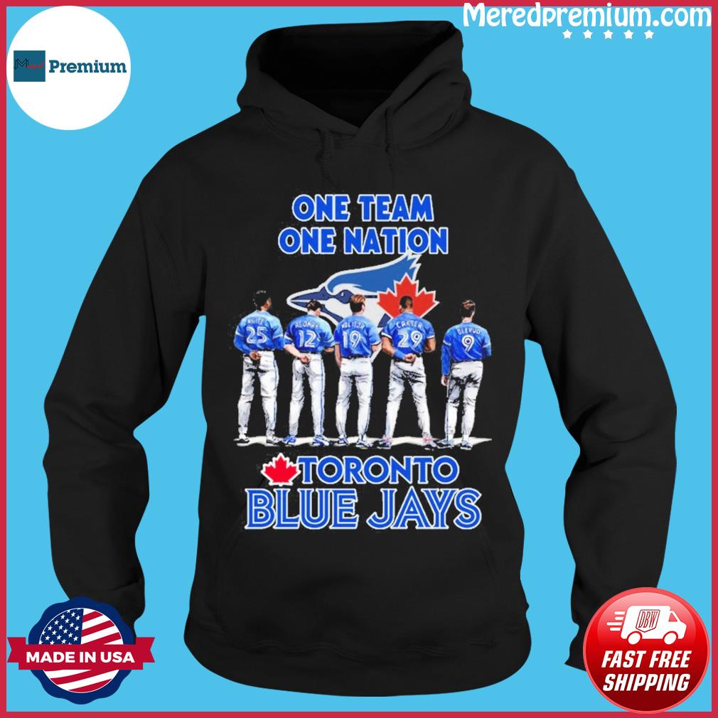 Toronto Blue Jays one team one nation shirt, hoodie, sweater, long