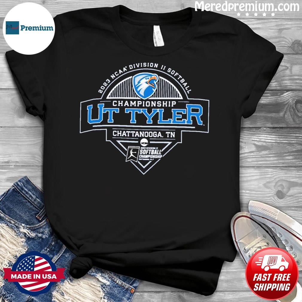 UT Tyler 2023 Division II Softball Championship Shirt