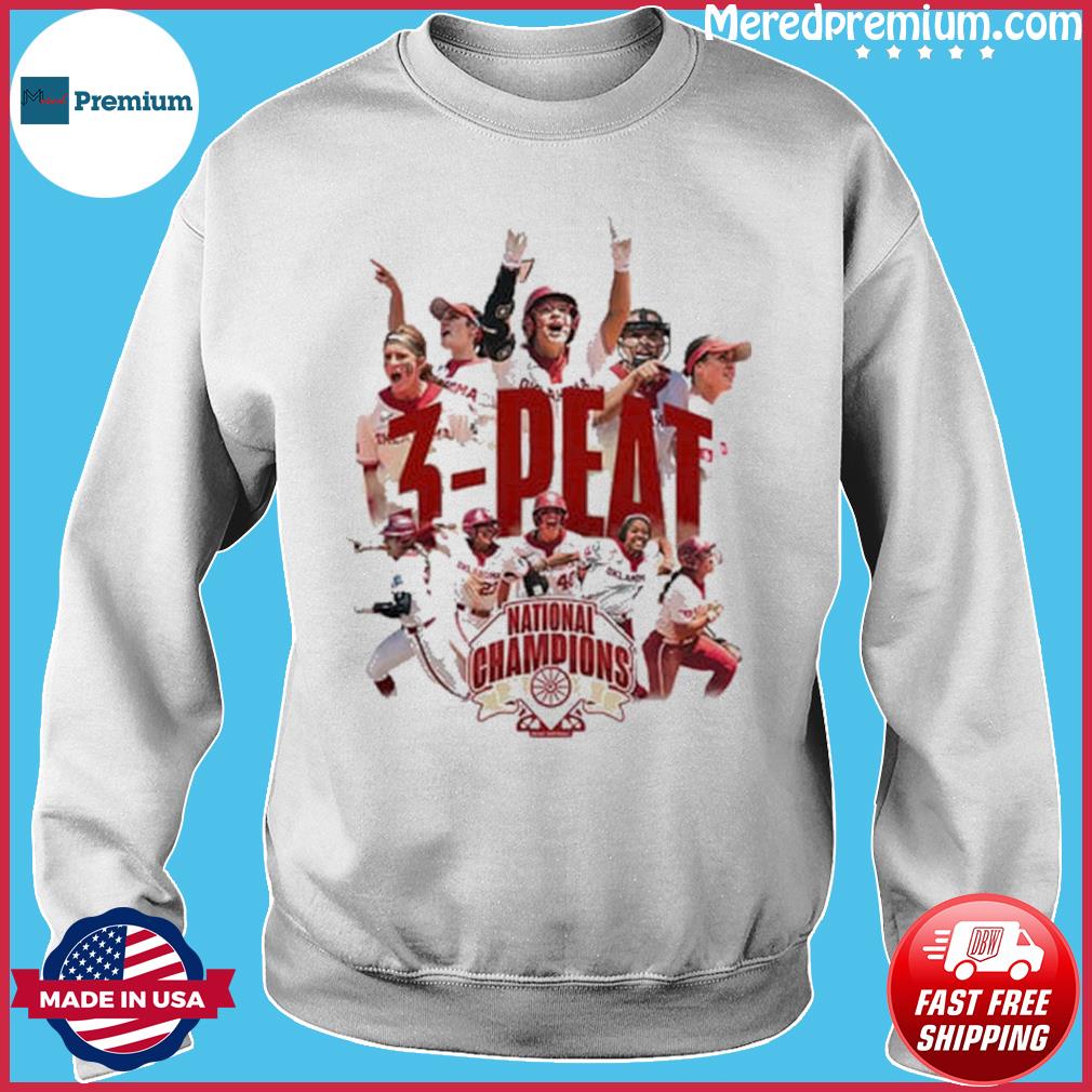 2023 National Champions 3 Peat Oklahoma Sooners Softball Team