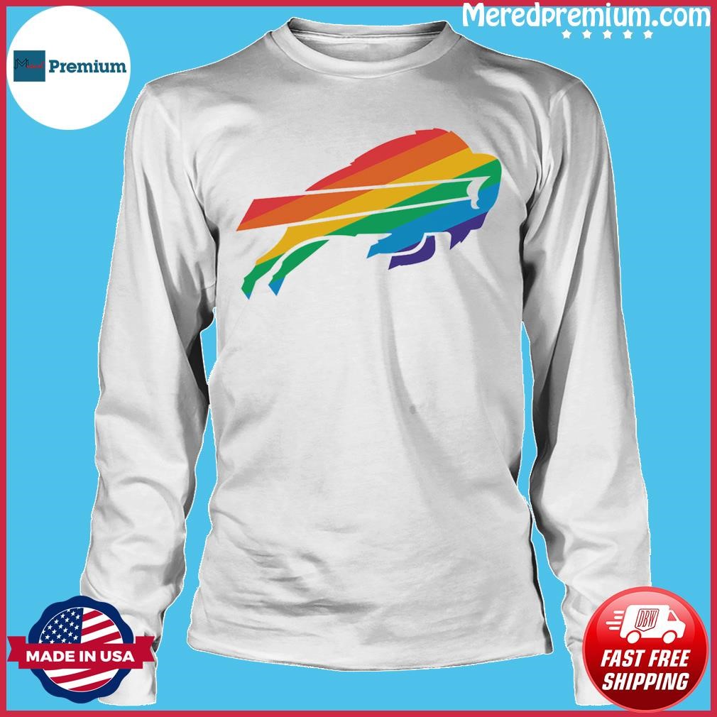 Buffalo Bills pride Logo shirt, hoodie, sweater, long sleeve and