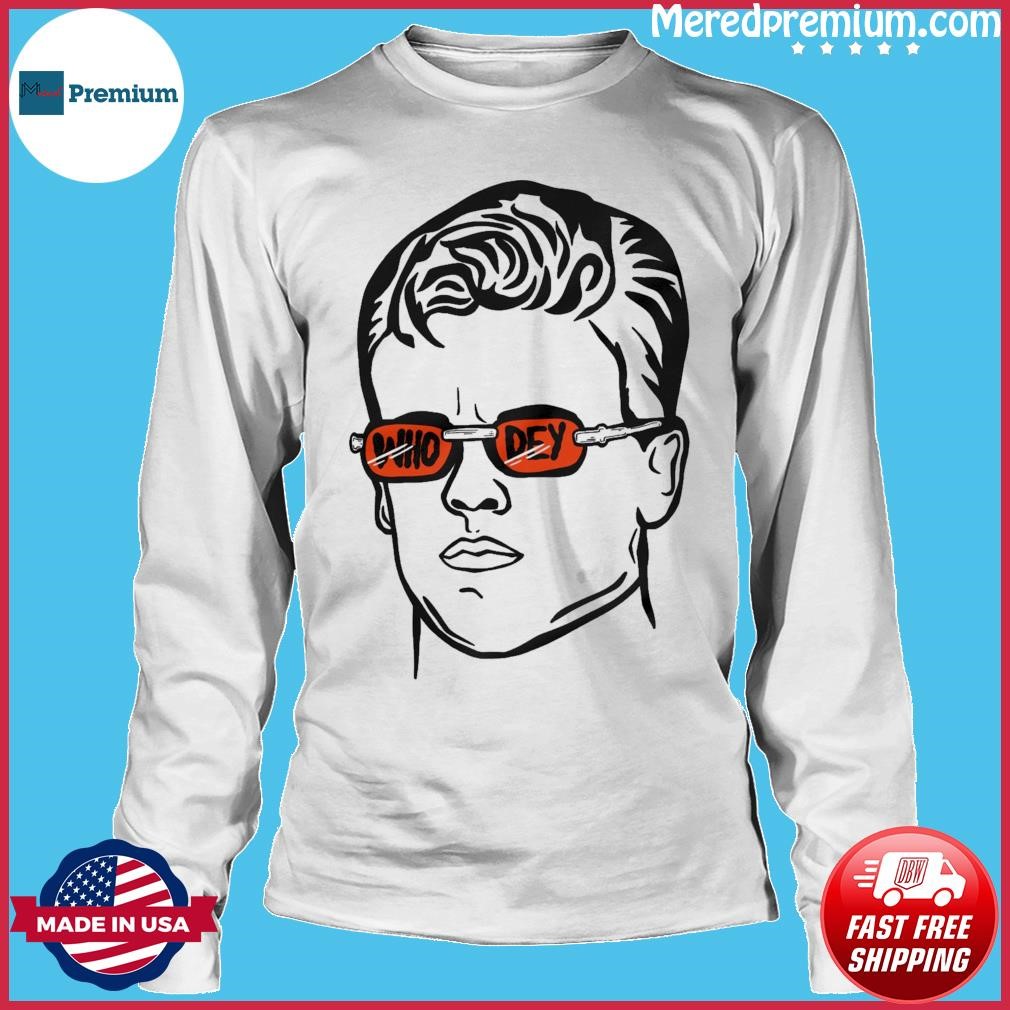 Joe cool who dey Joe Burrow Cincinnati Bengals shirt, hoodie, sweater and  v-neck t-shirt