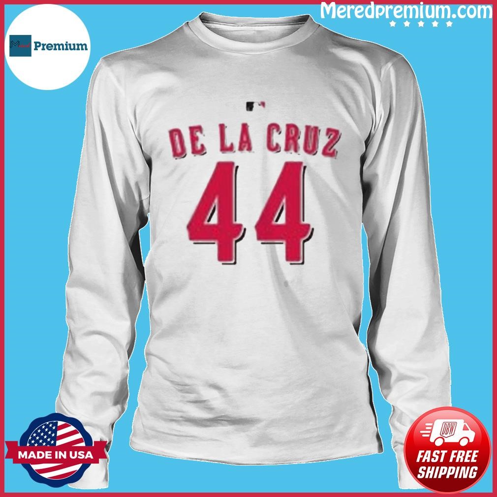 Official Number 44 Cincinnati Reds Elly De La Cruz Signature Jersey shirt,  hoodie, sweater, long sleeve and tank top