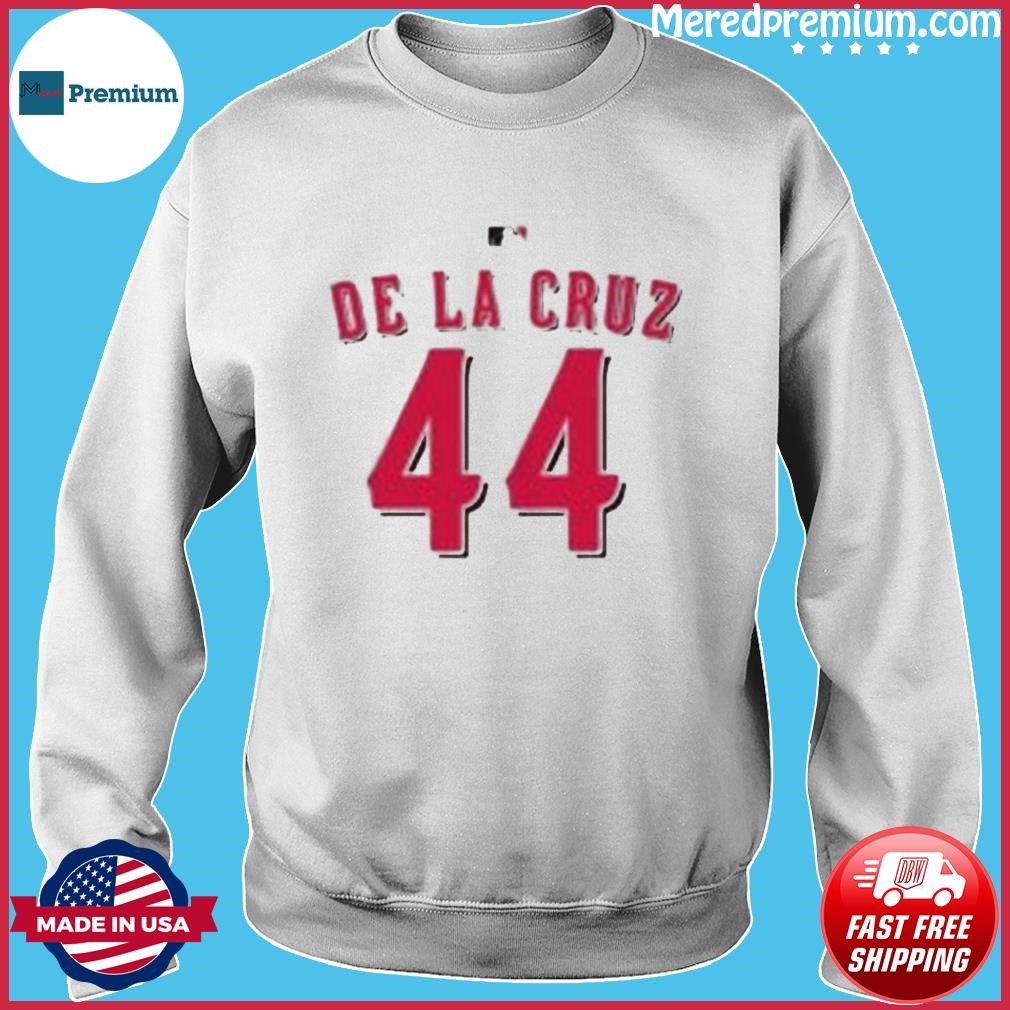 Official Number 44 Cincinnati Reds Elly De La Cruz Signature Jersey shirt,  hoodie, sweater, long sleeve and tank top