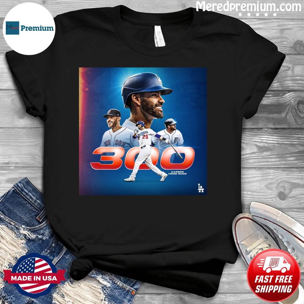 Jd Martinez 300 Home Runs Shirt - High-Quality Printed Brand