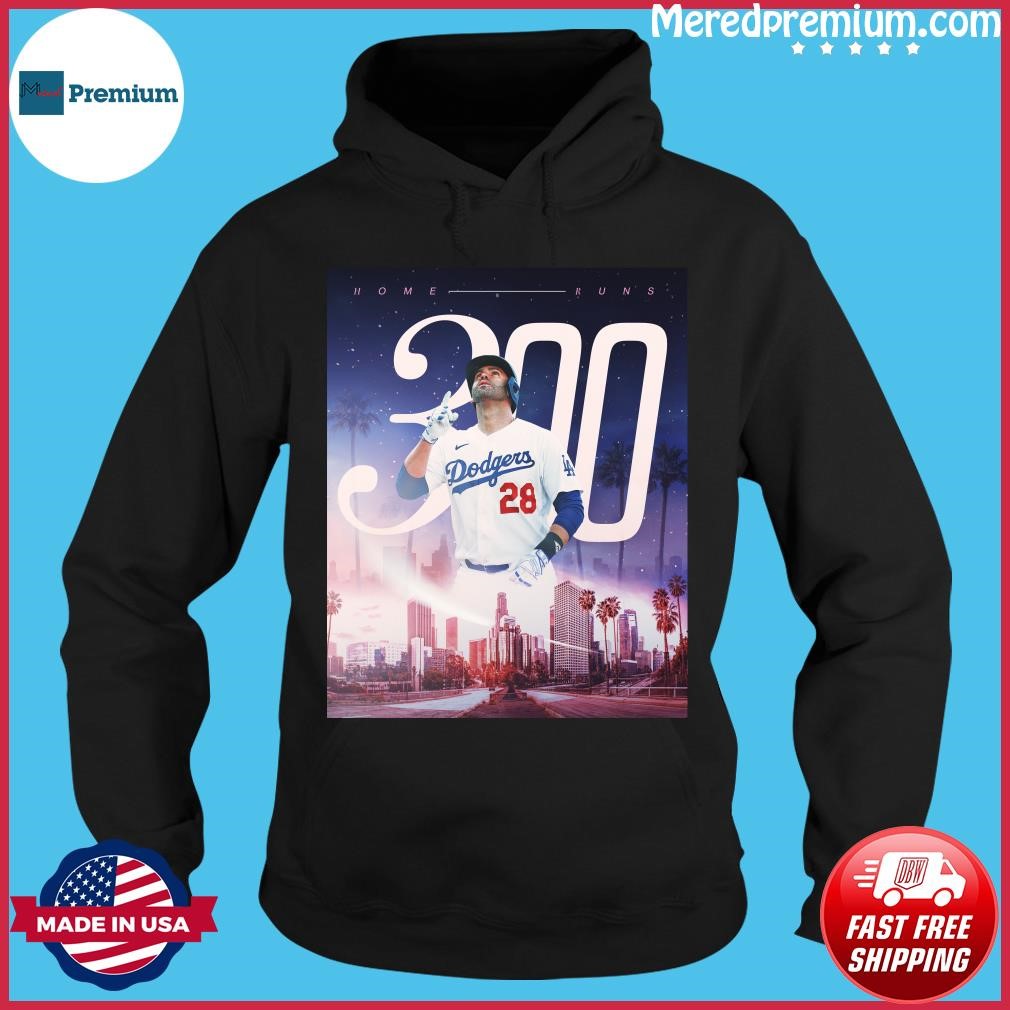 Official la Dodgers J D Martinez 300 Career Home Runs Poster Shirt, hoodie,  sweater, long sleeve and tank top