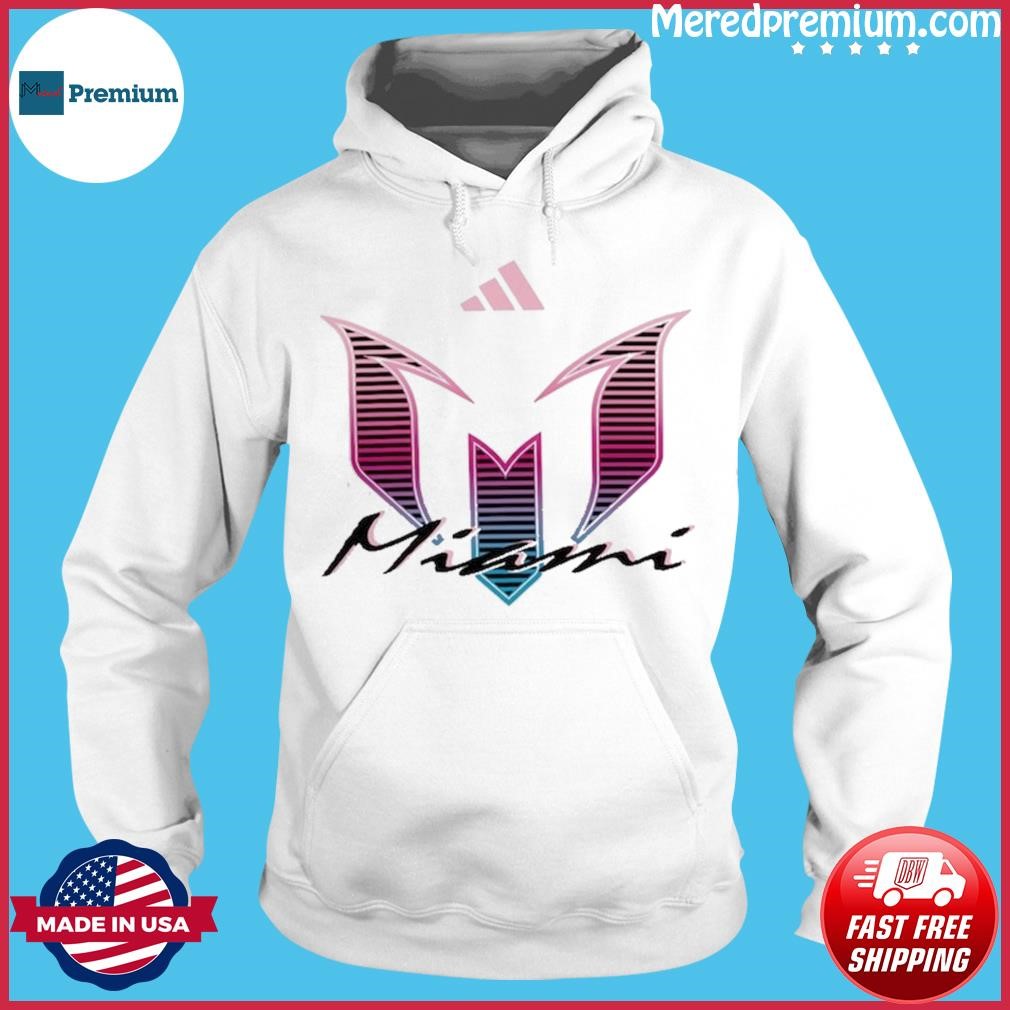 Lionel Messi x adidas Neon Lights Miami Shirt, hoodie, sweater, long sleeve  and tank top