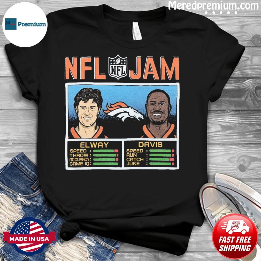 Initiativ accent klo NFL Jam Denver Broncos John Elway And Terrell Davis Shirt, hoodie, sweater,  long sleeve and tank top