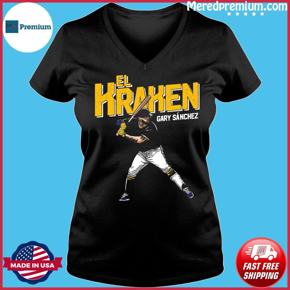 San Diego Padres Gary Sánchez El Kraken Shirt, hoodie, sweater, long sleeve  and tank top