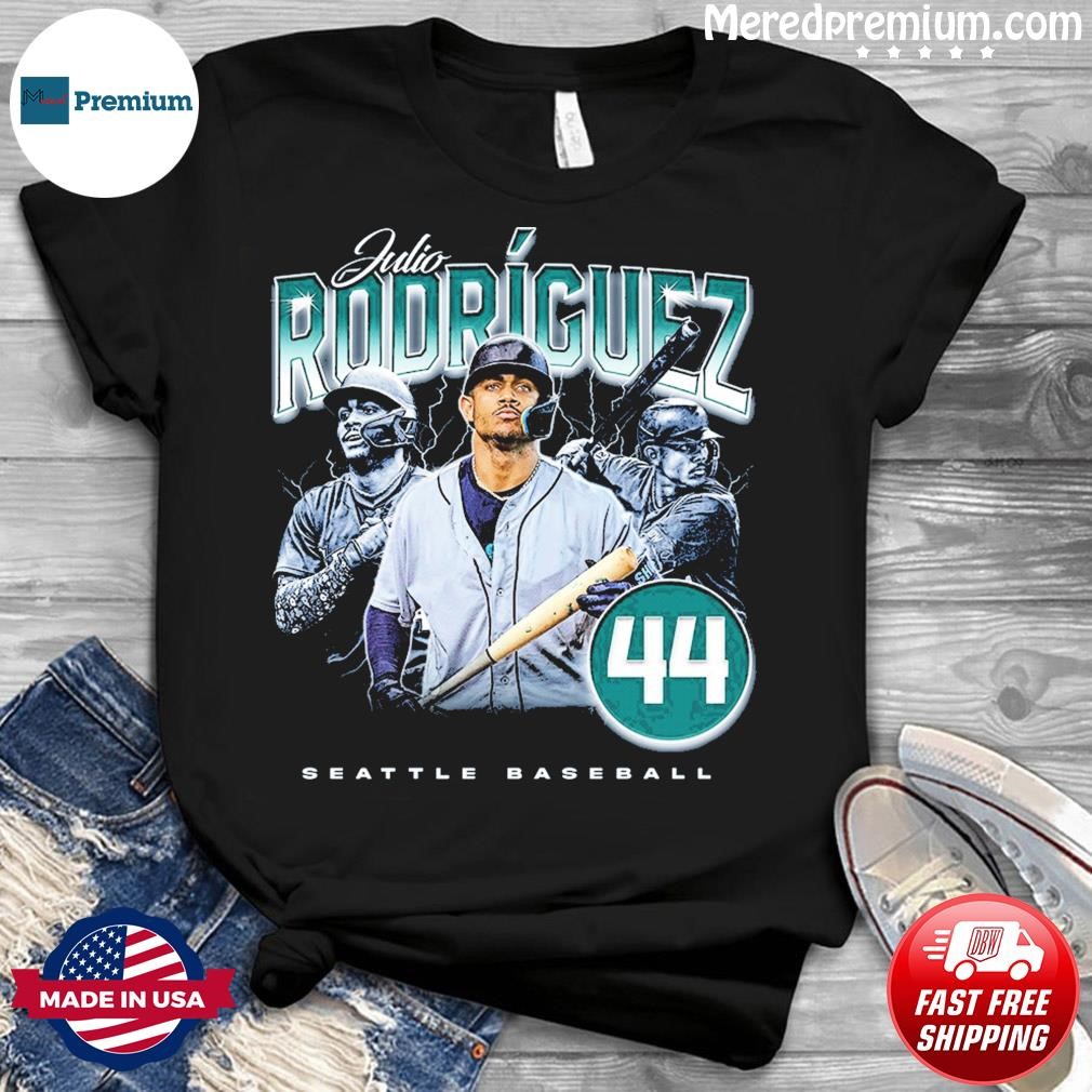 Premium julio Rodriguez 44 Seattle Mariners baseball Retro 90s shirt,  hoodie, sweater, long sleeve and tank top