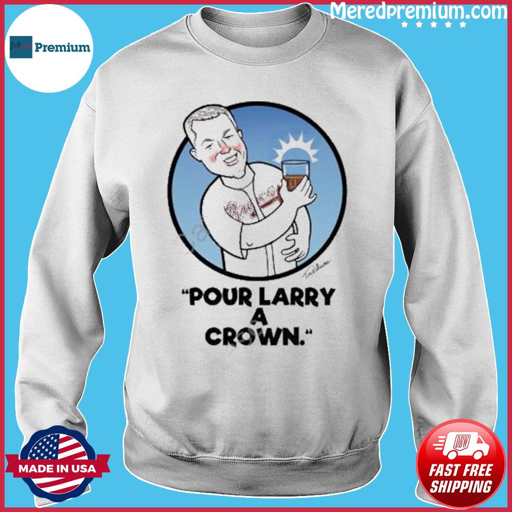 Eletees Chipper Jones Pour Larry A Crown Shirt