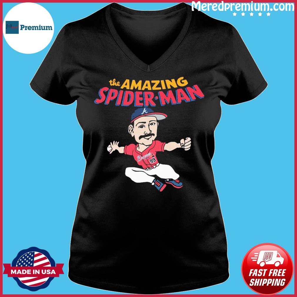 Spencer Strider Atlanta Braves the amazing Spider-man shirt