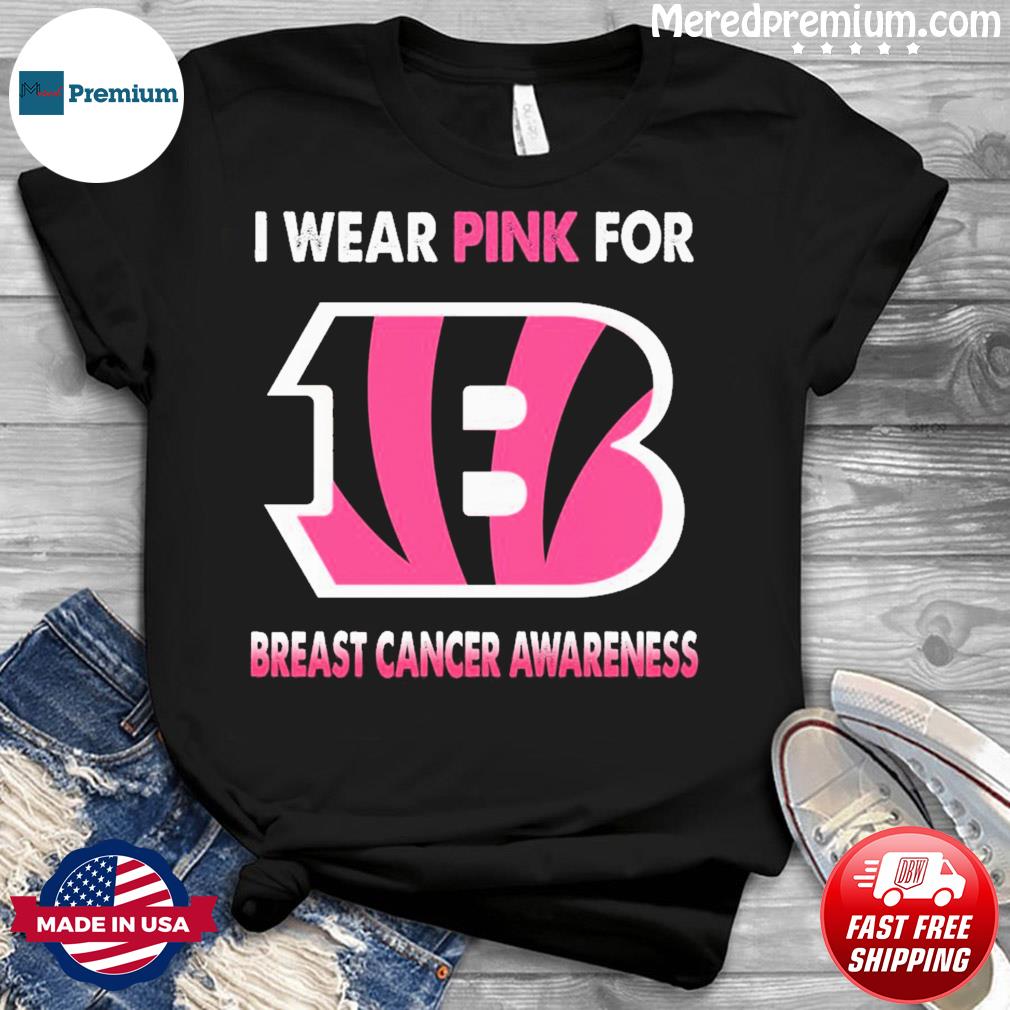 Original Green Bay Packers I wear pink for Breast Cancer Awareness