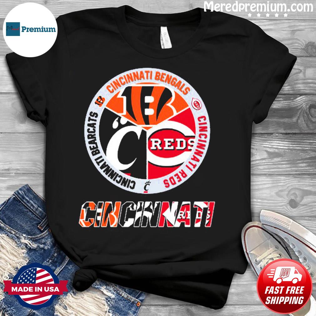 Cincinnati Bengals Reds Bearcats City Of Champions 2023 T-Shirt