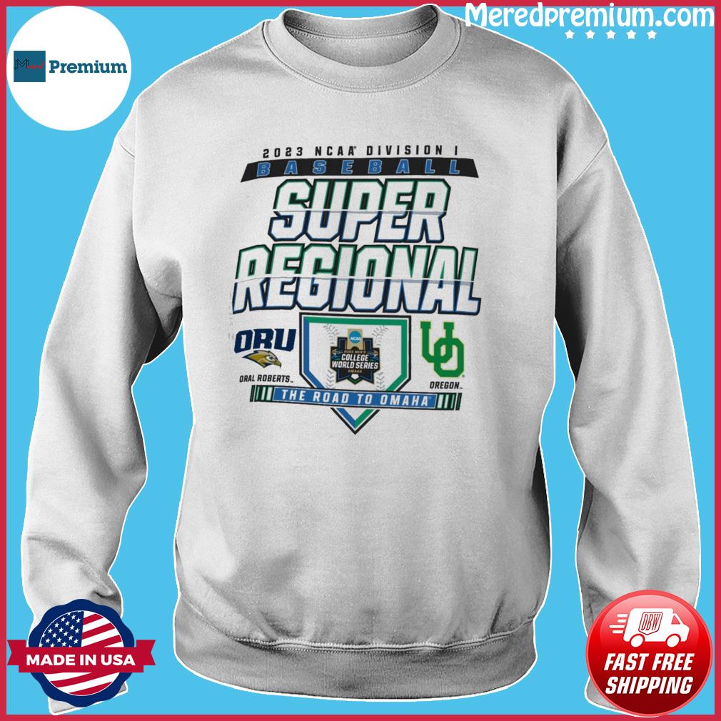 Premium 2023 NCAA DI Baseball Championship World Series Oral Roberts logo  shirt, hoodie, sweater, long sleeve and tank top