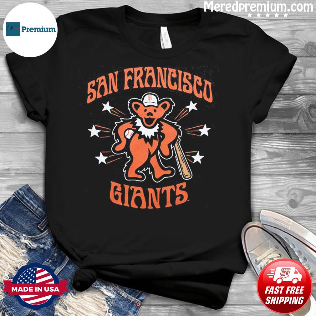 Grateful Dead San Francisco Giants Bear Shirt - High-Quality Printed Brand