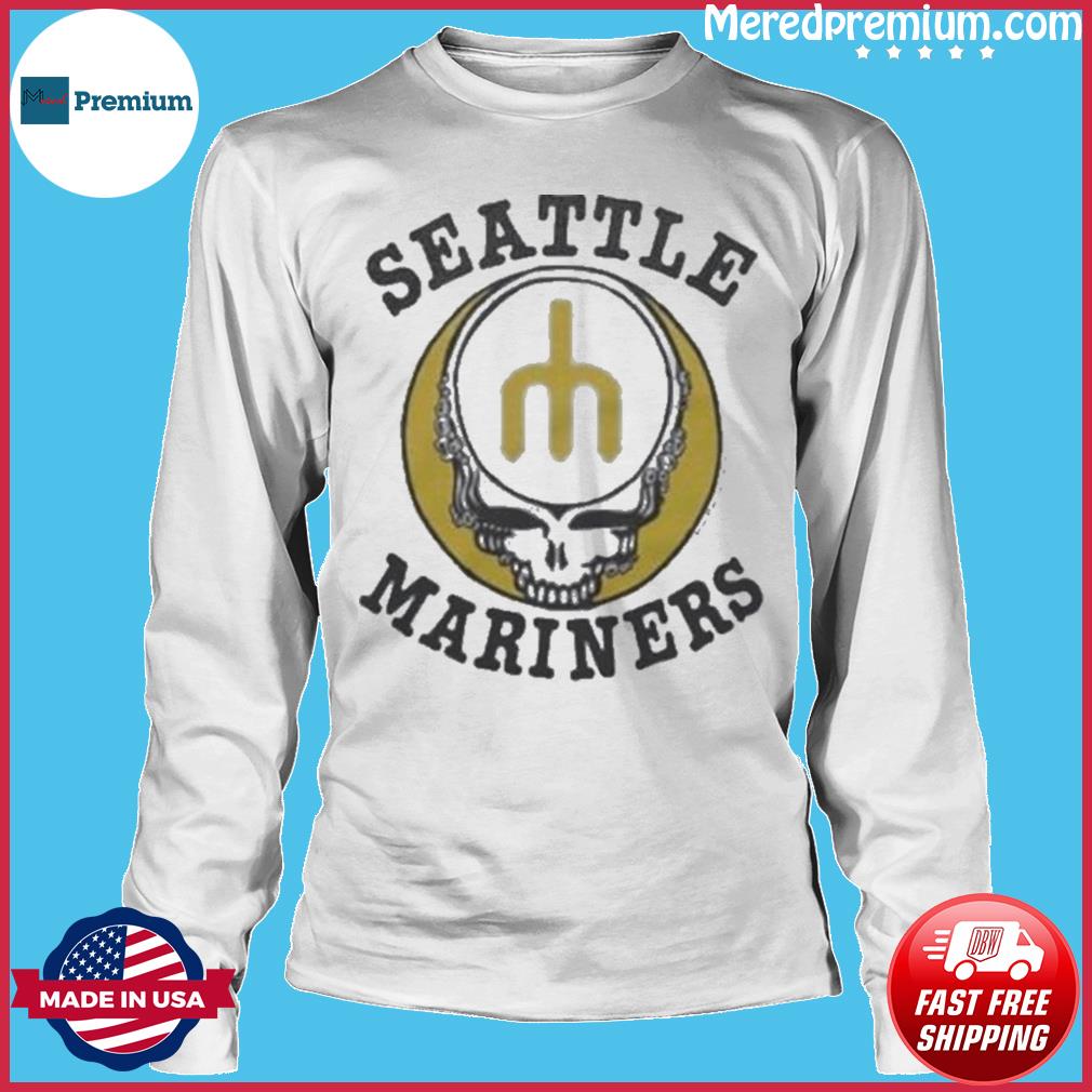 Grateful Dead Seattle Mariners Retro Skull Shirt, hoodie, sweater