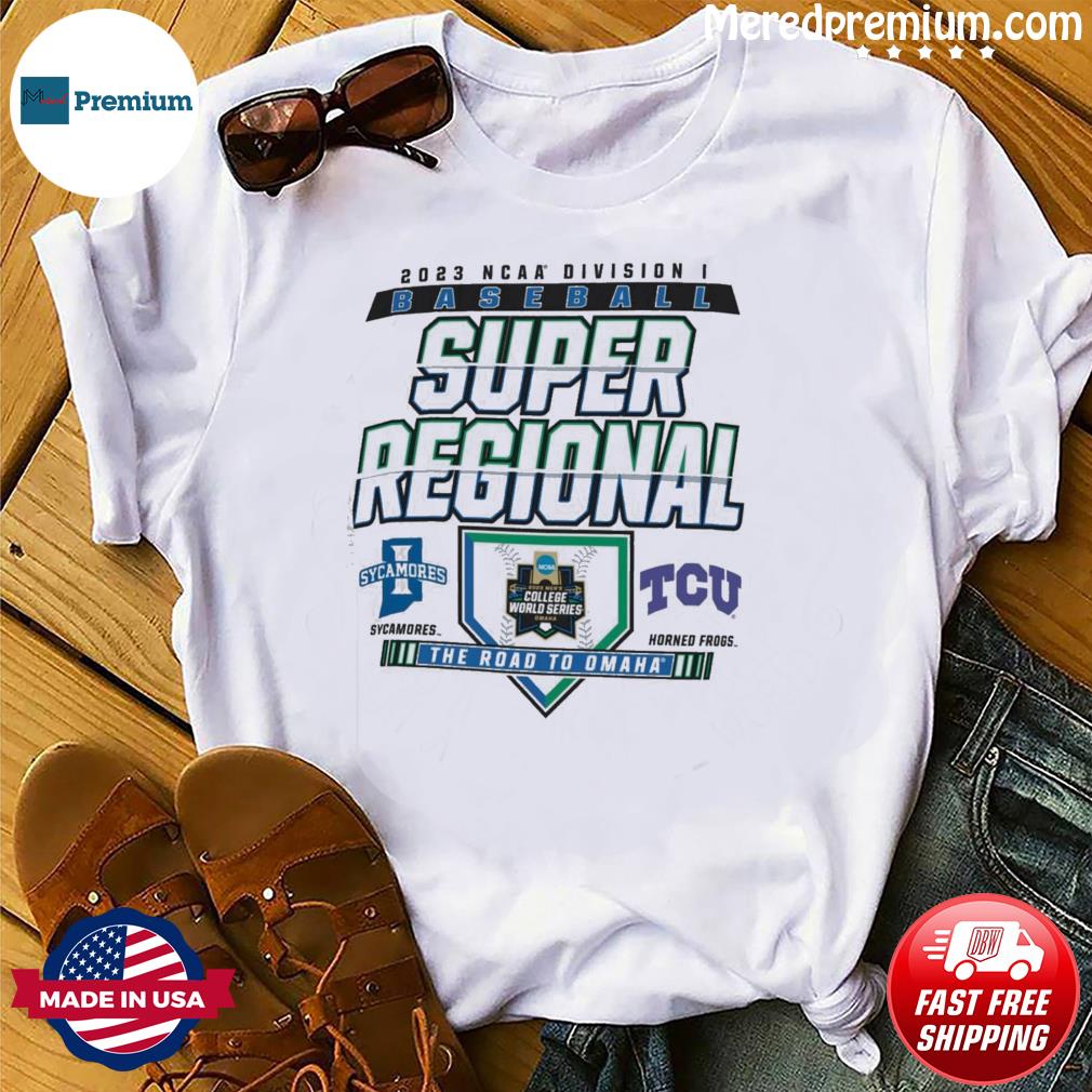 2023 NCAA Division I Baseball Championship college World series Indiana  State Sycamores vs TCU Horned Frogs shirt, hoodie, sweater, long sleeve and  tank top