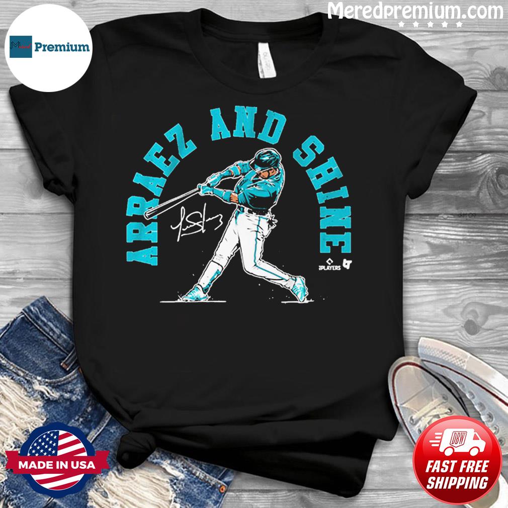 Luis Arraez and Shine - Miami Baseball Premium T-Shirt