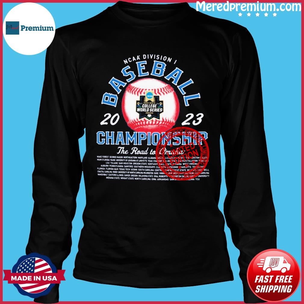 Oklahoma Sooners 2023 Ncaa Division I baseball Championship the road to  Omaha logo T-shirt, hoodie, sweater, long sleeve and tank top