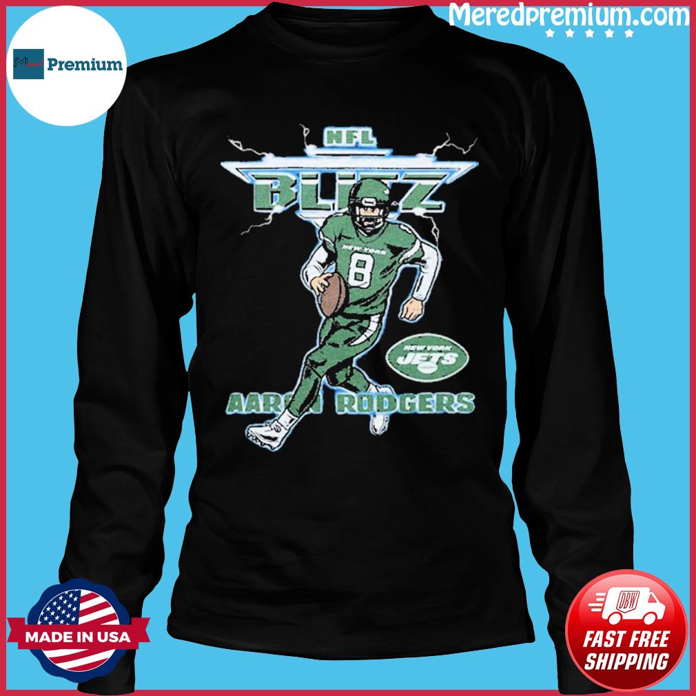 NFL Blitz New York Jets Aaron Rodgers Shirt, hoodie, sweater, long sleeve  and tank top