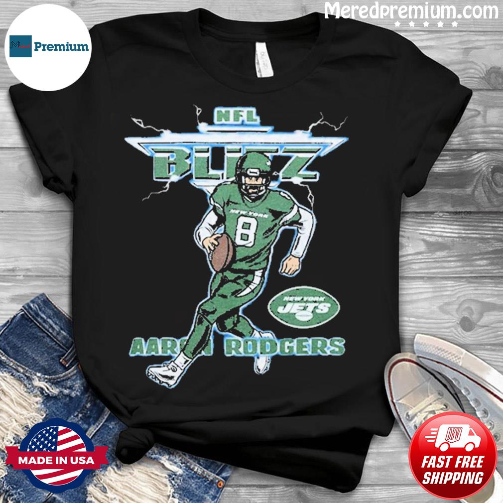 NFL Blitz New York Jets Aaron Rodgers Shirt, hoodie, sweater, long sleeve  and tank top