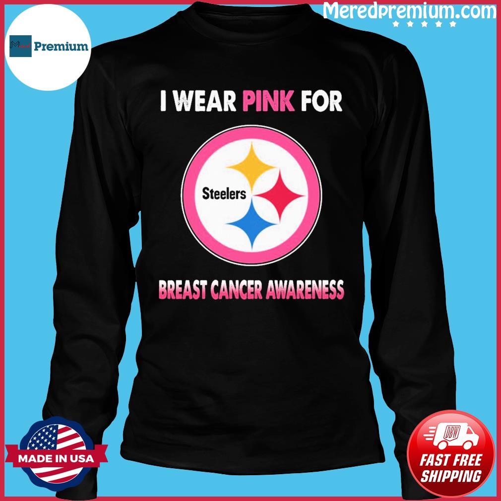 Pittsburgh Steelers Breast Cancer Awareness Men's Option Play T-Shirt