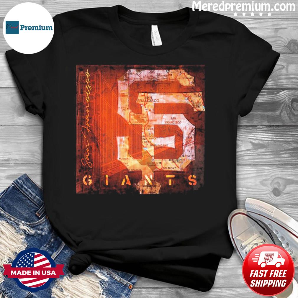 San Francisco Sports Map San Francisco 49ers Golden State Warriors And San  Francisco Giants shirt, hoodie, sweater, long sleeve and tank top