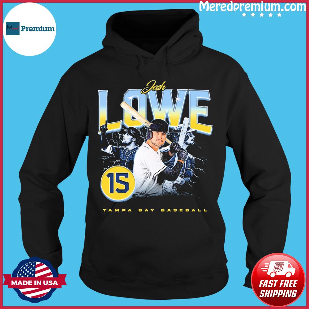 Josh Lowe Tampa Bay Rays lightning retro shirt, hoodie, sweater, long  sleeve and tank top