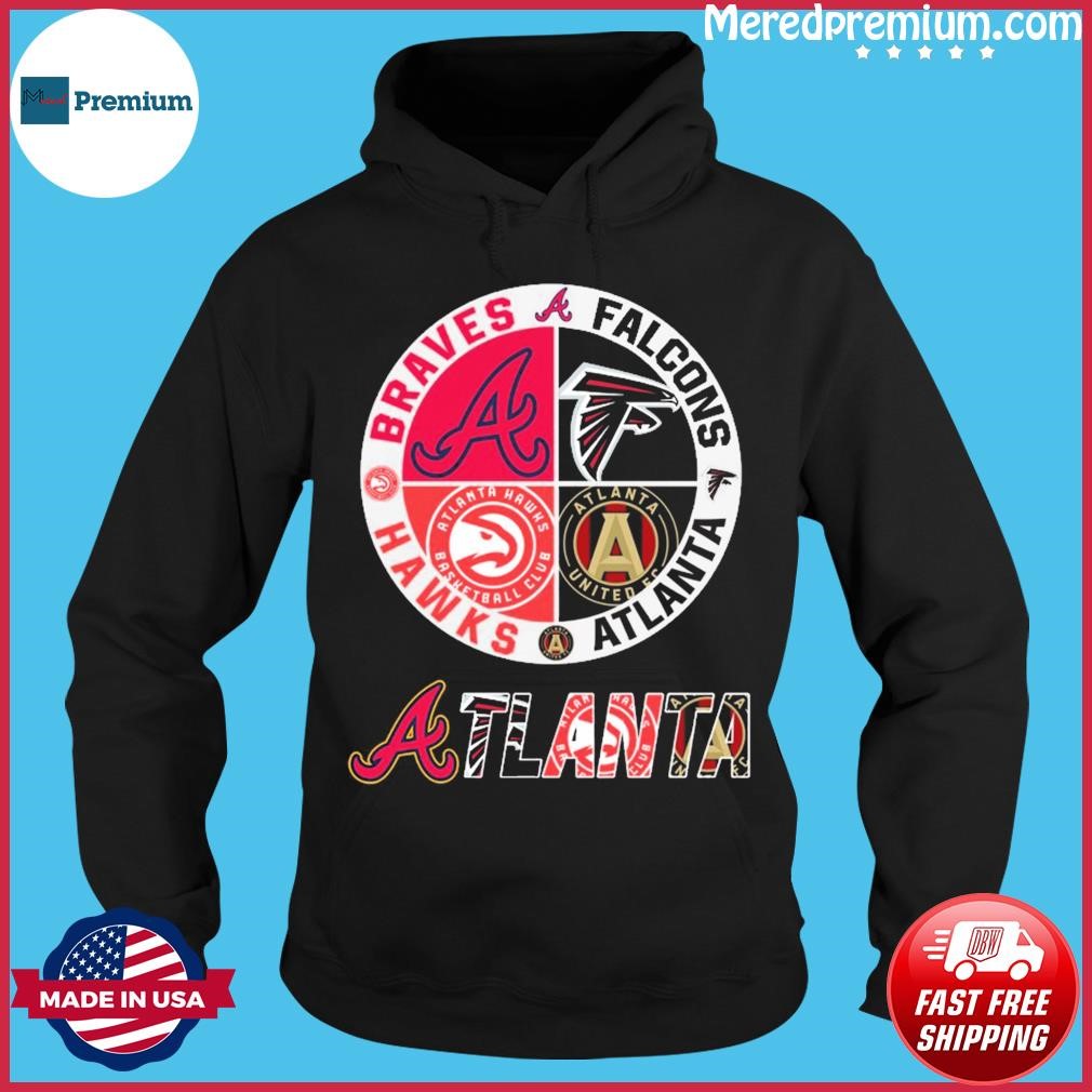 Atlanta sport teams Atlanta Falcons and Atlanta Braves signatures shirt,  hoodie, sweater, long sleeve and tank top