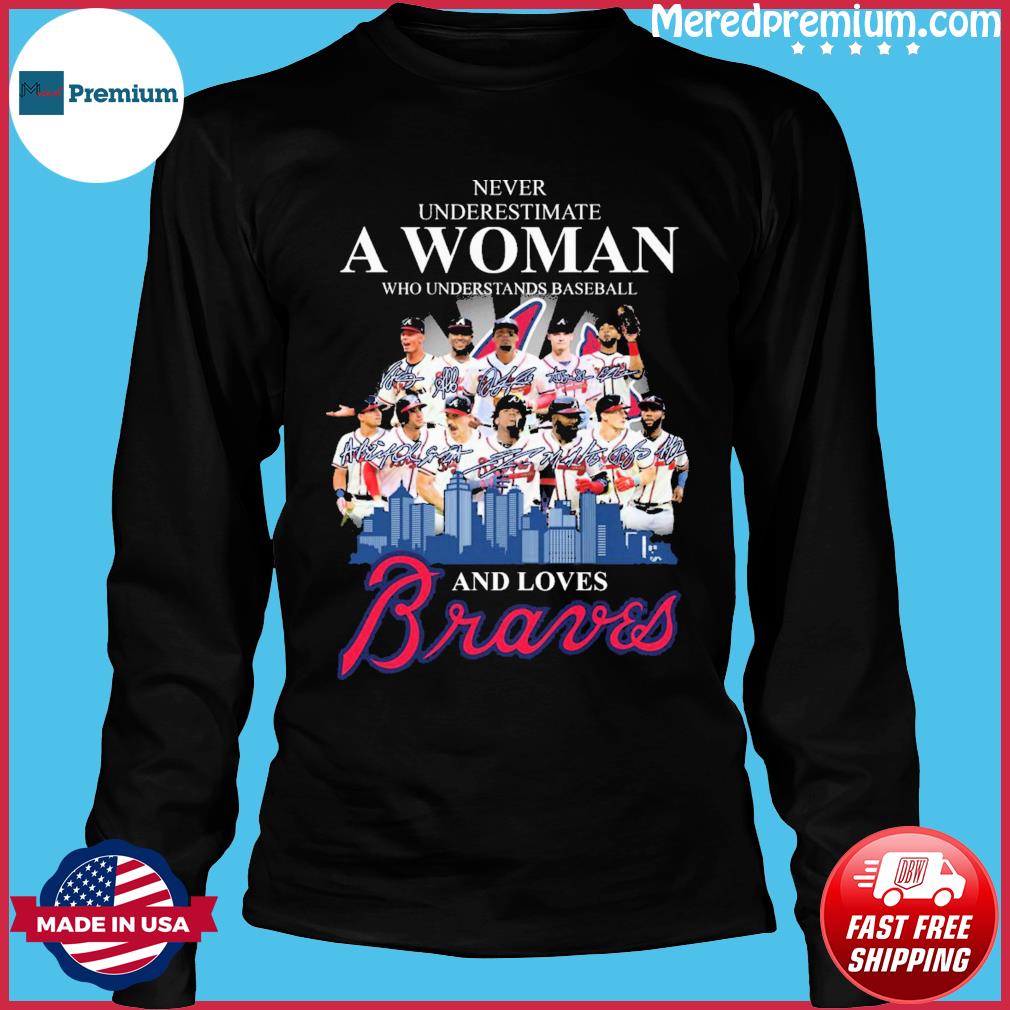 Atlanta Braves Premium Baseball Jersey Signatures T-shirt,Sweater, Hoodie,  And Long Sleeved, Ladies, Tank Top