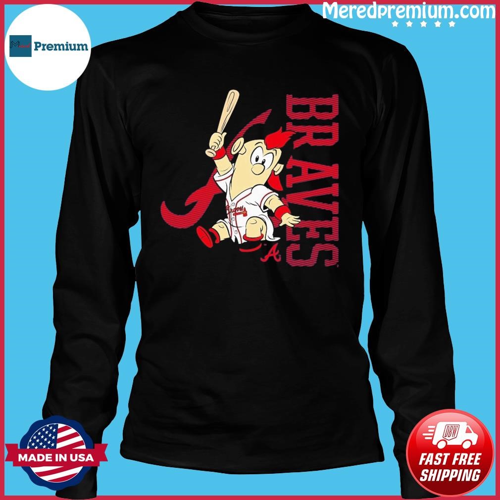 Official atlanta Braves Mascot Blooper Shirt, hoodie, sweater