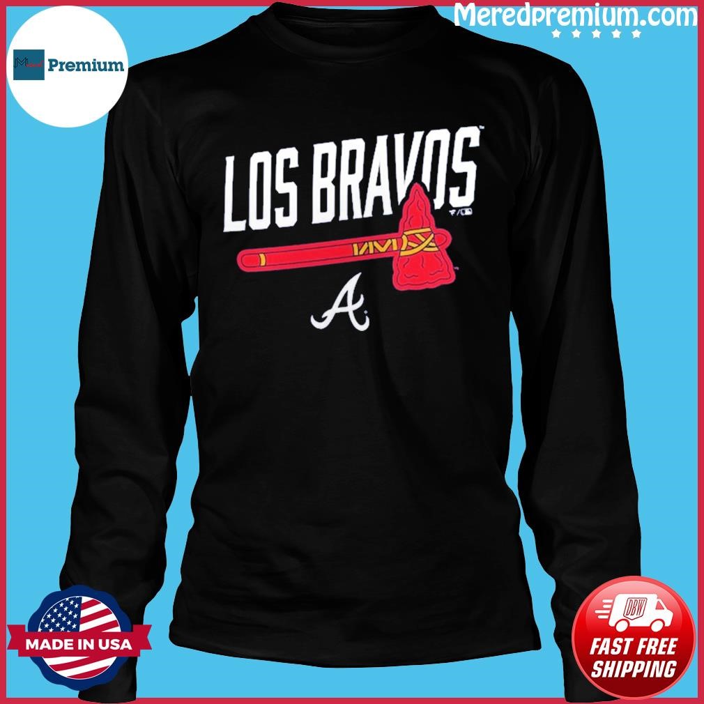 Los Bravos Chop Atlanta Braves Shirt, hoodie, sweater, long sleeve