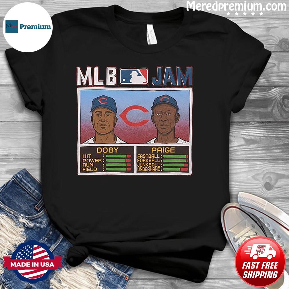 Mlb Jam Cleveland Larry Doby And Satchel Paige Logo Shirt, hoodie