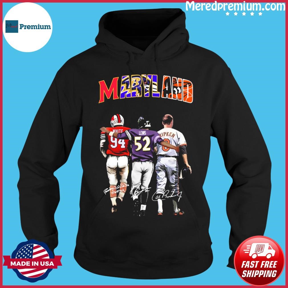 Cal Ripken and Ray Lewis Maryland signatures shirt, hoodie, sweater, long  sleeve and tank top