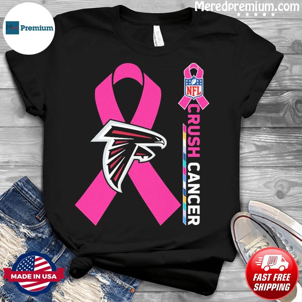 NFL Crush Cancer Atlanta Falcons Shirt, hoodie, sweater, long sleeve and  tank top