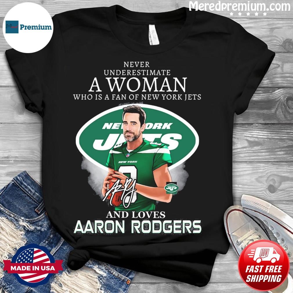 New York Jets Aaron Rodgers Nike Green Player Graphic Signature Shirt,  hoodie, sweater, long sleeve and tank top