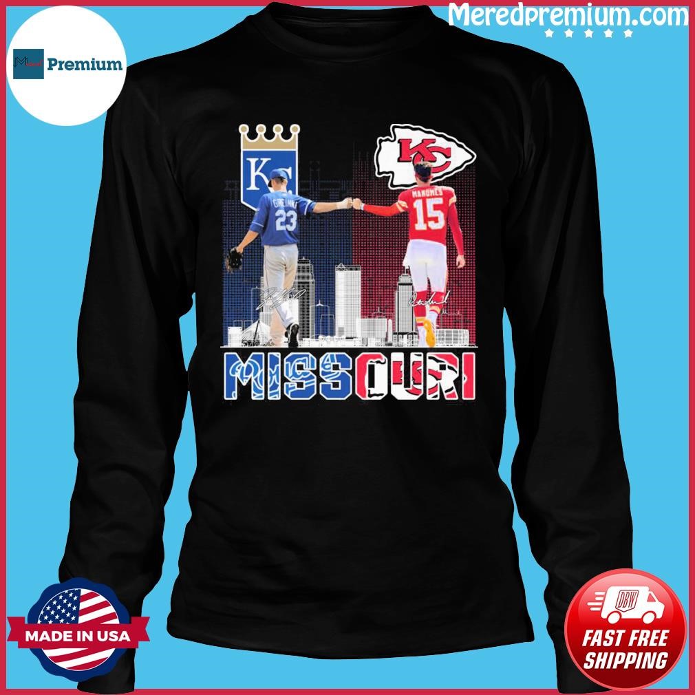 Patrick Mahomes And Zack Greinke Missouri Sports Teams Signatures shirt,  hoodie, sweater, long sleeve and tank top