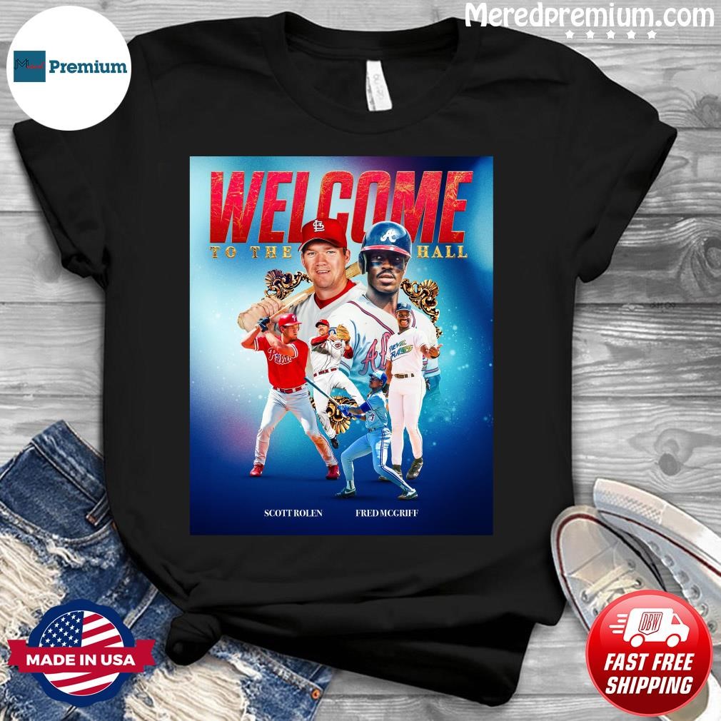 Men's Nike Fred McGriff Atlanta Braves Baseball Hall of Fame 2023 Induction  Name & Number T-Shirt